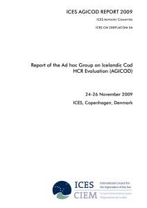 ICES AGICOD REPORT 2009