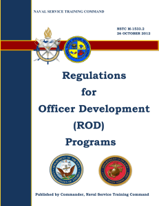 Regulations for Officer Development