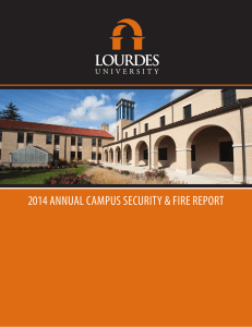 2014 ANNUAL CAMPUS SECURITY &amp; FIRE REPORT