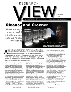 V iEW Cleaner and Greener
