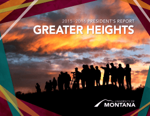 Greater HeiGHts 2015 - 2016 President’s rePort