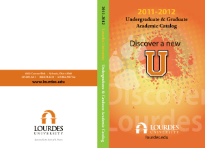 2011-2012 Discover a new Undergraduate &amp; Graduate Academic Catalog