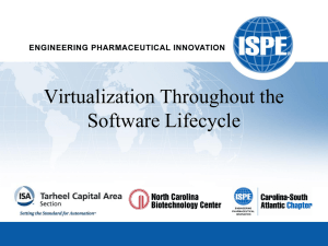 Virtualization Throughout the Software Lifecycle