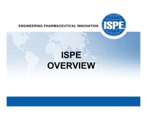 ISPE OVERVIEW