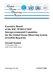 Executive Board of the IOC-WMO-UNEP Intergovernmental Committee for the Global Ocean Observing System