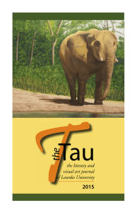 Tau the 2015 the literary and