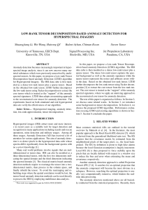 LOW-RANK TENSOR DECOMPOSITION BASED ANOMALY DETECTION FOR HYPERSPECTRAL IMAGERY