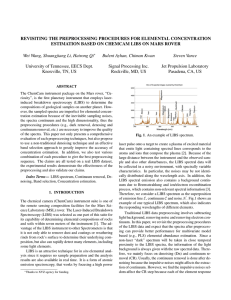 REVISITING THE PREPROCESSING PROCEDURES FOR ELEMENTAL CONCENTRATION