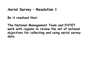Aerial Survey – Resolution 1