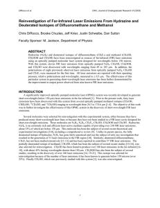 Reinvestigation of Far-Infrared Laser Emissions From Hydrazine and