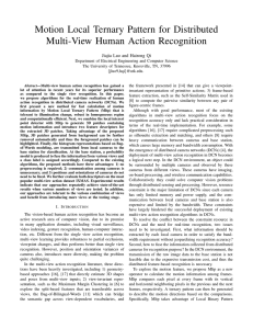Motion Local Ternary Pattern for Distributed Multi-View Human Action Recognition