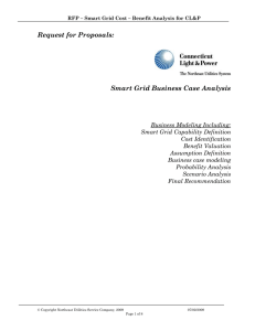 Request for Proposals: Smart Grid Business Case Analysis