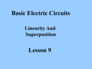 Basic Electric Circuits Lesson 9 Linearity And Superposition