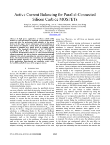Active Current Balancing for Parallel-Connected Silicon Carbide MOSFETs