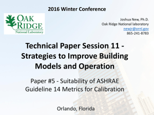 Technical Paper Session 11 - Strategies to Improve Building Models and Operation