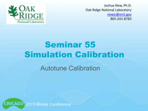 Seminar 55 Simulation Calibration  Autotune Calibration