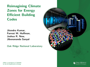 Reimagining Climate Zones for Energy Efficient Building Codes