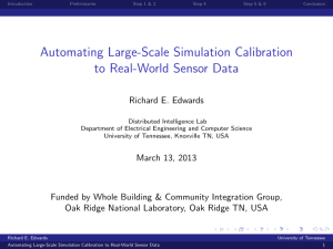 Automating Large-Scale Simulation Calibration to Real-World Sensor Data Richard E. Edwards