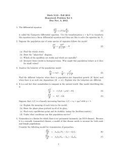 Math 5110 - Fall 2012 Homework Problem Set 5