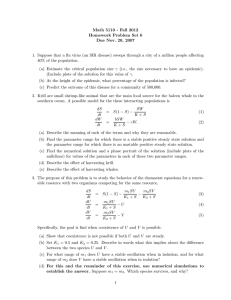 Math 5110 - Fall 2012 Homework Problem Set 6