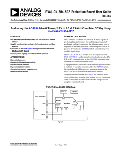 EVAL-CN-304-SDZ Evaluation Board User Guide UG-266