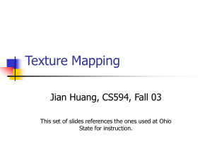 Texture Mapping Jian Huang, CS594, Fall 03 State for instruction.