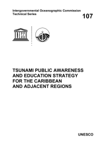 107 TSUNAMI PUBLIC AWARENESS AND EDUCATION STRATEGY FOR THE CARIBBEAN