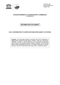 INFORMATION DOCUMENT