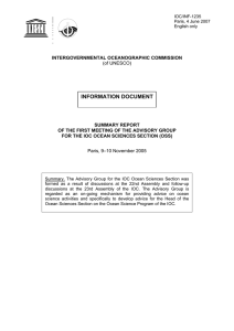 INFORMATION DOCUMENT