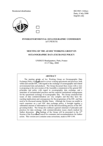 Restricted distribution IOC/INF-1144rev  Paris, 4 July 2000