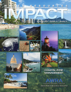 COASTAL ZONE MANAGEMENT American Water Resources Association