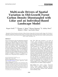 Multi-scale Drivers of Spatial Variation in Old-Growth Forest Carbon Density Disentangled with