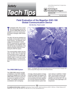 T Safety Field Evaluation of the Magellan GSC-100 Global Communication Device
