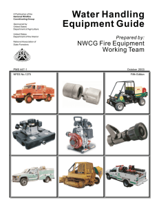 Water Handling Equipment Guide Prepared by: