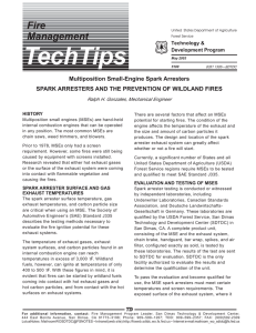 TechTips Fire Management Multiposition Small-Engine Spark Arresters