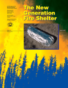 The New Generation Fire Shelter