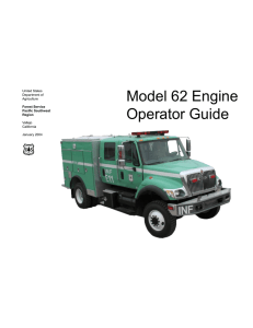 Model 62 Engine Operator Guide United States Department of