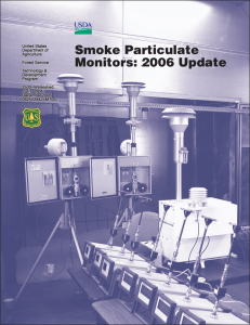 Smoke Particulate Monitors: 2006 Update Revie w D