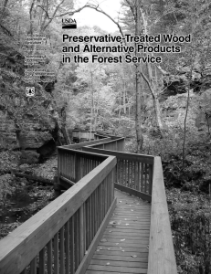 Preservative-Treated Wood and Alternative Products in the Forest Service