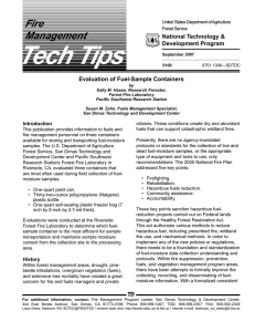 Tech Tips Fire Management National Technology &amp;