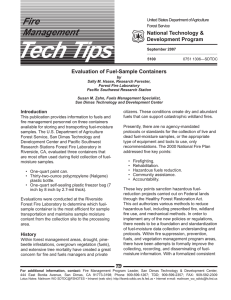 Tech Tips Fire Management National Technology &amp;