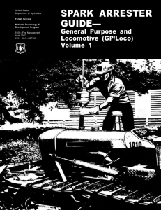 SPARK  ARRESTER GUIDE— General  Purpose  and Locomotive  (GP/Loco)