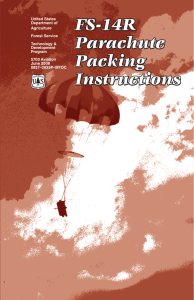 FS-14R Parachute Packing