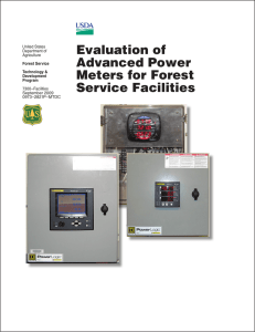 Evaluation of Advanced Power Meters for Forest Service Facilities