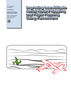 Improving Low-Altitude Aerial Hazard Mapping and Flight Planning Using FalconView