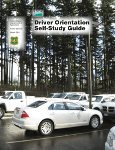 Driver Orientation Self-Study Guide Revie w D