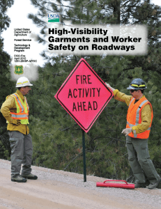 High-Visibility Garments and Worker Safety on Roadways