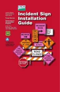 Incident Sign Installation Guide 6