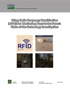 Using Radio Frequency Identification (RFID) for Monitoring Trees in the Forest: