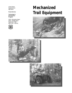 Mechanized Trail Equipment